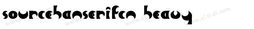 sourcehanserifcn heavy下载字体转换
